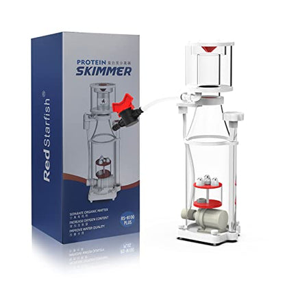 MagTool Aquarium in-Sump DC Protein Skimmer with Controllable DC Pinwheel Pump for Up to 50-100 Gal Reef Tank (N100 Plus)