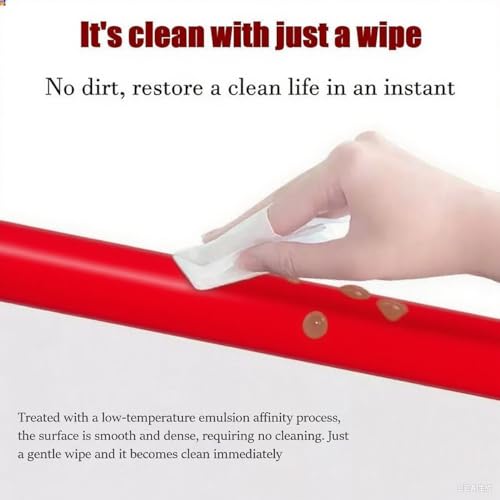 Baby Proofing Fireplace Foam Bumpers - 2M Red Thick Foam Crash Guards,Non-Toxic,Shock-Absorbing,Easy to Install,Protect Toddlers from Sharp Fireplace Edges - color: Red 2