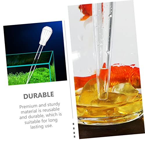 GANAZONO 3pcs Aquarium Pipette Water Changer Practical Fish Tank Cleaner Feces Waste Efficient Fluid Extraction Tool for Easy Cleaning and Water Changes Scale Design