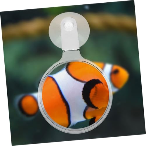 Generic Aquarium Glass with Cup Clear Acrylic Viewer for Small Animals Plants and Landscapes Portable and Easy to Operate Observation Tool for Home and Aquarium