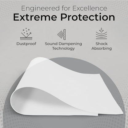 Exactly Rubber - Translucent Silicone Sheet, 50A Durometer Rubber Sheet, Semi Clear Silicone, Resistant -80 to 450°F, Food-Grade Silicone Placemat, 450% Elongation, Made in the USA, 1/32 x 12” x 36” - size: 1/32 x 12 x 36