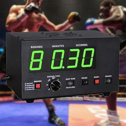 Professional Boxing Interval Timer, Gym Timer, Optional Training Rest Time and Number of Loop Reps, Multifunctional Stopwatch,Blue - color: Blue