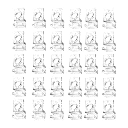 30Pcs Aquarium Lid Clips Water Pipe Fixing Clamps Clamps Aquarium Lid Support Brackets, for 6mm
