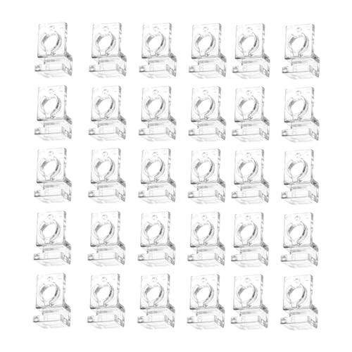30Pcs Aquarium Lid Clips Water Pipe Fixing Clamps Clamps Aquarium Lid Support Brackets, for 6mm