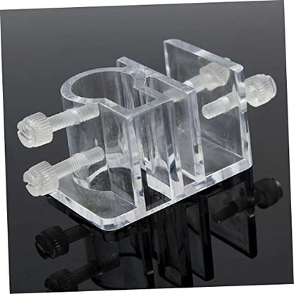 Acrylic Fixed Frame for Aquarium 4pcs Water Tube Clamp Fish Tank Water Drainer Clamp