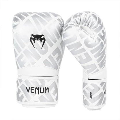 Venum Contender 1.5 XT Kids Boxing Gloves - color: White-Silver, size: 6-Ounce