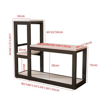 Fish Tank Stand,Heavy Duty Aquarium Stand with Non-Slip Foot Pads, Durable Fish Tank Rack for Terrariums, Scratch-Resistant Support for Secure Placement, Ideal for Home and Office Use