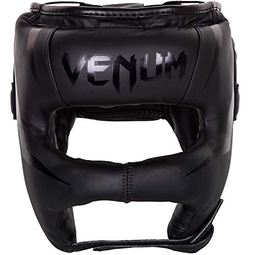 Venum Elite Iron Headgear - color: Black/Black