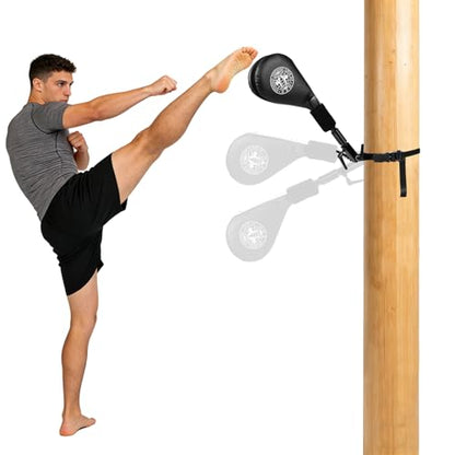 Hands-Free Taekwondo Kick Pads for Martial Arts Training for Tree or Pole