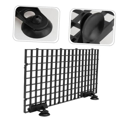 1 Set Plastic Fish Tank Divider Aquarium Grid Board for Fish Separation Easy Installation Sturdy Abs Material Filtration Grid Design for Cleaner Water