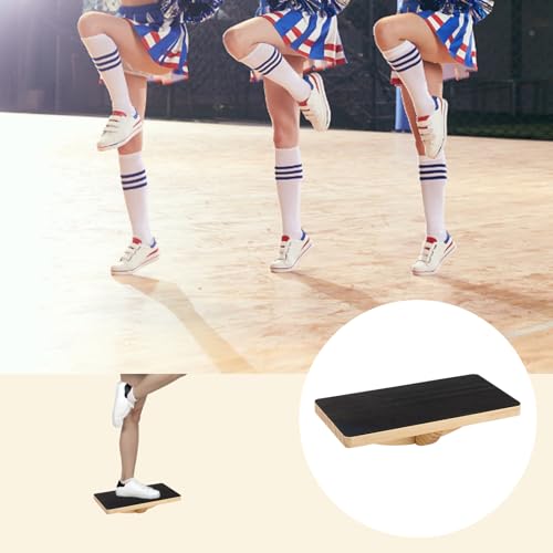 Cheer Balance Trainer, Wooden Cheer Flyer Stand, Cheer Stand for Cheerleading Flyer Balance, Cheer Flyer Stand Balance and Flexibility Trainer for Flexibility Core Strength (For Experienced Person)