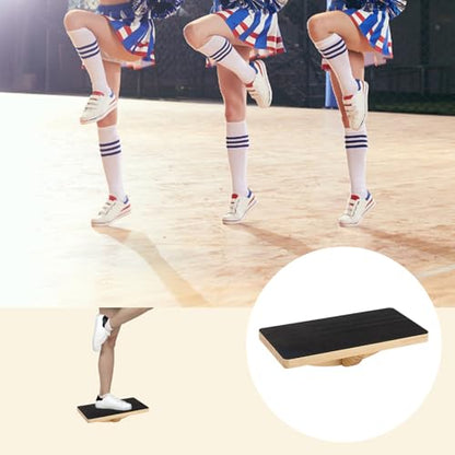 Cheer Balance Trainer, Wooden Cheer Flyer Stand, Cheer Stand for Cheerleading Flyer Balance, Cheer Flyer Stand Balance and Flexibility Trainer for Flexibility Core Strength (For Experienced Person)