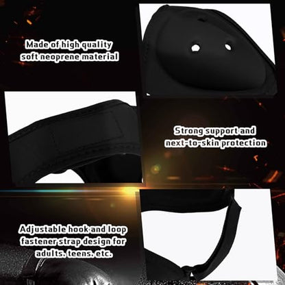 Jerify 6 Pcs Wrestling Headgear for Kids Youth Soft Grappling Headgear | Grappling Headgear, Adjustable Wrestling Ear Guard, Cushioned Foam Padding Protective, Breathable Ventilation, Lightweight
