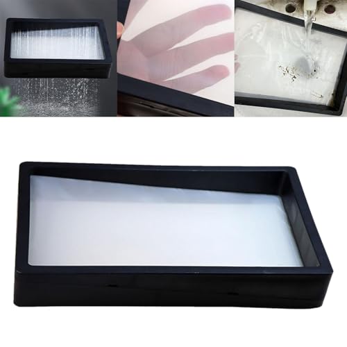 Aquarium Media Pad Fish Tank Easy Installation Sturdy High Density Filtration Net Replace for Trutle Sumps, 29.5x19.5x4cm - size: 29.5x19.5x4cm