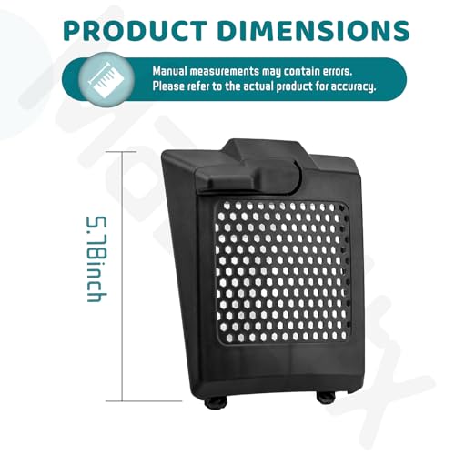5 Pack 833954 841708 Vacuum Cleaner Hepa Filter Cover for Pro-Team Backpack 107303 107363 107310, for ProVac Super Coach Pro 6 & 10 Vacuum Cleaner