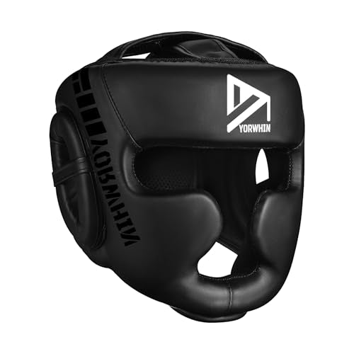 Boxing Headgear for Kids Youth, Boxing Head Sparring Gear MMA Headgear - size: Medium
