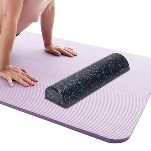 Half Round Foam Roller 18inch EPP Half Roller Massage Column for Muscle Recovery, Balance Training, Pilates, Yoga