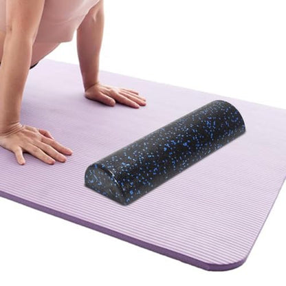 Half Round Foam Roller 18inch EPP Half Roller Massage Column for Muscle Recovery, Balance Training, Pilates, Yoga