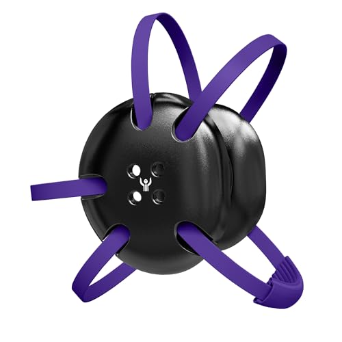 Great Call Athletics Classic Wrestling Headgear, Purple Straps - style: Black w/ Purple Straps