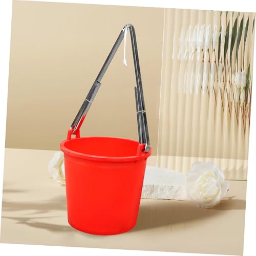 Stainless Steel Bucket Holder for Easy Carrying Durable Water Pipe Rack Multi-Functional Tool for Camping and BBQ Comfortable Grip Design Quick Setup for Handled Buckets