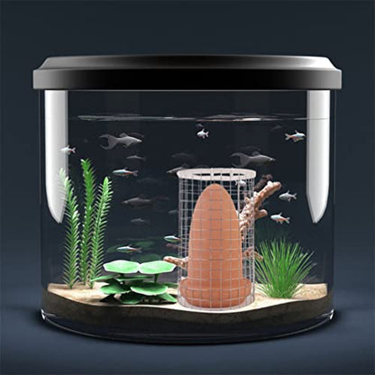 Fish Fish Breeding Cone Spawning Slates Ceramic Discus Angel Reeding Cones Cave Bucket with Isolate Net for Aquarium Landscape Tank Breeding Cage