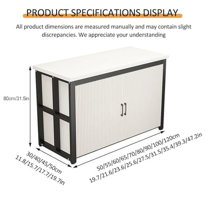 Aquarium Stand, Fish Tank Stand, Glass Container Base Cabinet With Storage Space, Suitable For Fish Tanks, Turtle Tanks, And Reptile/Amphibian Enclosures(White+White,35.4x15.7in)