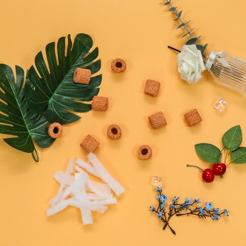 10 Pcs Aquatic Plant Fixed Ring Comes with Wrapped Cotton, 25mm/0.98inch Water Plants Cultivation Rings Ceramic Plant Pots for Aquarium Landscaping/Fish Enthusiasts - size: 25mm/0.98inch