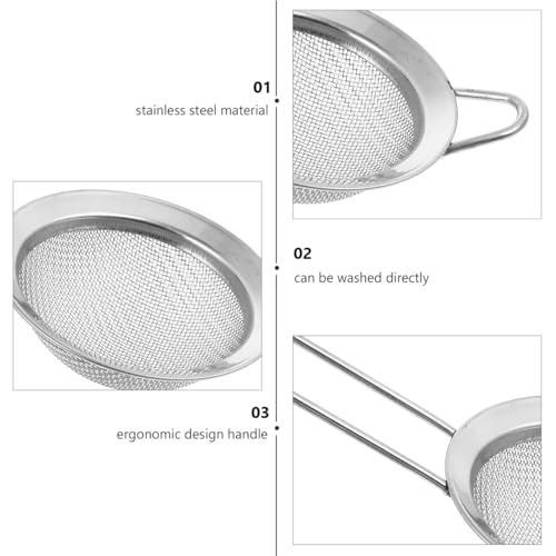 POPETPOP 2pcs Stainless Steel Reptile Litter Scoop Durable Sand Shovel with Fine Mesh for Efficient Excrement Cleaning Terrariums and Aquariums