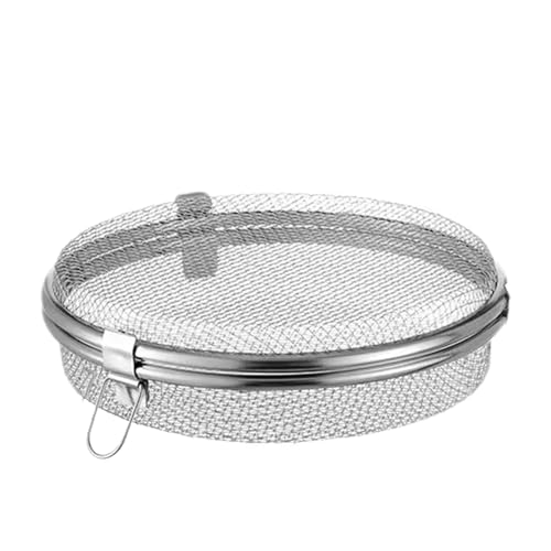 Food Drying Fish Net – Stainless Steel Mesh Rack, Round Hanging Dry Nets | Foldable Multi Layer Air Drying Baskets, Breathable Fly Proof Organizers for Fish, Fruits, Herbs, Vegetables and Outdoor