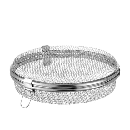 Food Drying Fish Net – Stainless Steel Mesh Rack, Round Hanging Dry Nets | Foldable Multi Layer Air Drying Baskets, Breathable Fly Proof Organizers for Fish, Fruits, Herbs, Vegetables and Outdoor