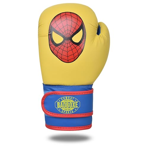 Kids Boxing Gloves 6oz | Boxing Gloves for Kickboxing Muay Thai MMA | Bag Gloves for Punching Bag - color: Yellow