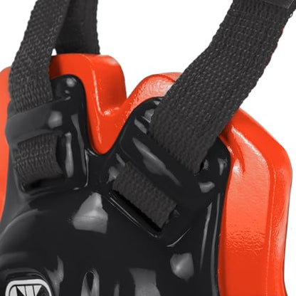 Cliff Keen Tornado Wrestling Headgear - color: Black / Orange / Black