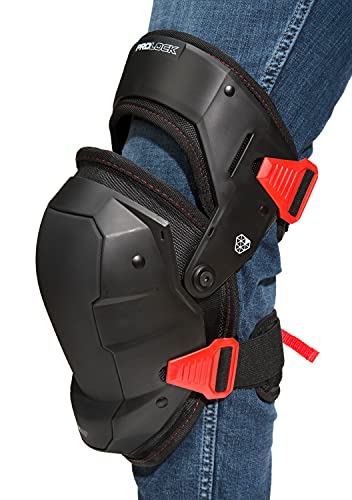 Prolock Weight-Dispersing Foam Knee Pads with Thigh Stabilization, Ideal for Flooring/Roofing, Adjustable (1 pair) - style: Foam Knee Pad PLUS