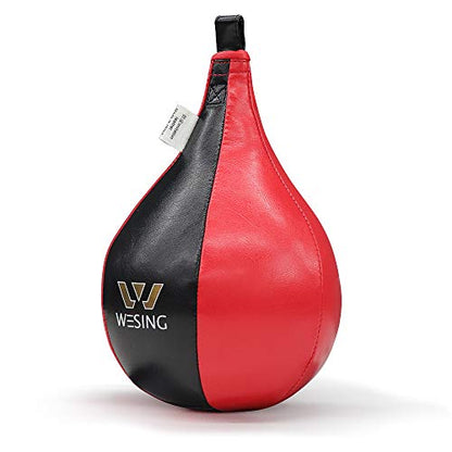 Wesing Boxing Speed Bag MMA Speed Ball Muay Thai Striking Bag for Fitness Training Punching Kicking Fighting