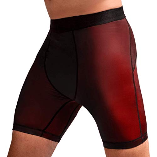 Hayabusa Geo Vale Tudo Shorts Men - color: Red, size: Small