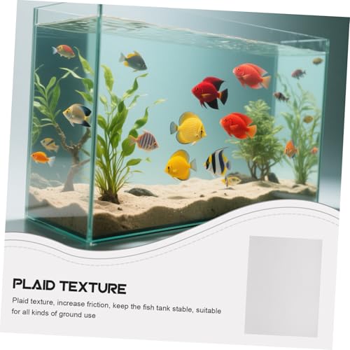 Toyvian Fish Tank Leveling Pad Thickened Non Slip Aquarium Cushion Mat Shockproof Vibration Absorbing Pad for Enhanced Stability DIY Fit for All Tank
