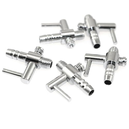 10PCS Airflow Unidirectional Threaded Control Valve Metal Valve Aquarium Air Pump Accessory AD-01A 25mm for Fish Room Air Systems for Hydroponics Aquariums and Aquaculture