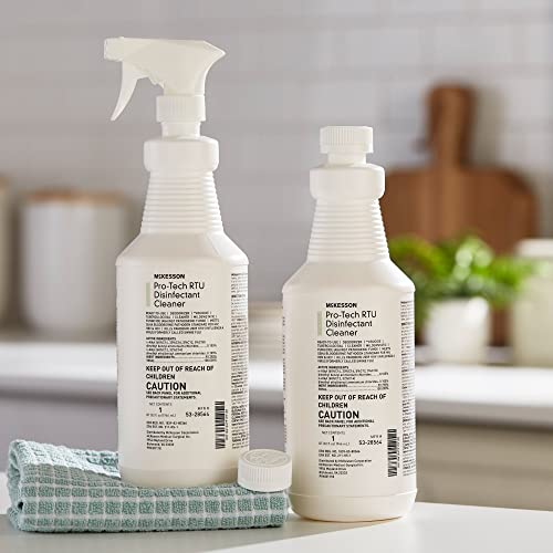 McKesson Pro-Tech Surface Disinfectant Cleaner, Ready to Use - Floral Scent, Trigger Spray Bottle, 32 oz, 1 Count, 1 Pack - size: 1 Ounce (Pack of 1)