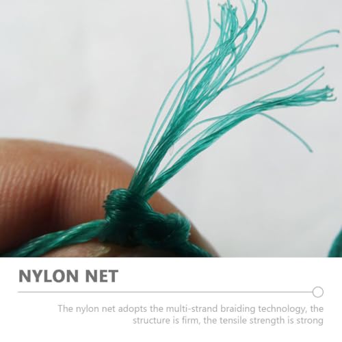 FRCOLOR Fishing Landing Net Large Nylon Mesh Replacement Net Head 35cm Diameter 40cm Length 1.5x1.5cm Mesh for Outdoor Freshwater Fish Catching