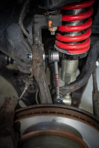 Freedom Off-Road Extended Front Zinc-Nickel Sway Bar End Links for 2-4" Lift fits 96-02 4Runner, 05-15 Tacoma 2WD Only