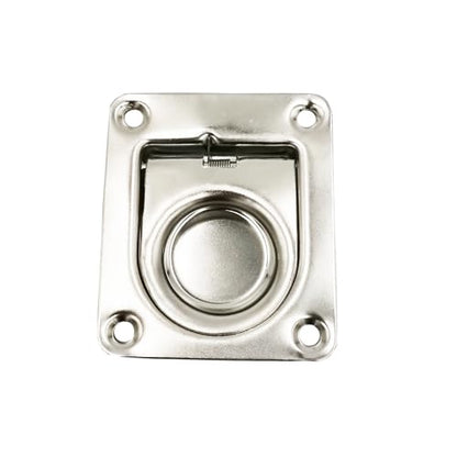 4 Pack Hatch Flush Ring Pull Boat Locker Flush Lift Ring Locker Marine 304 Stainless Steel for Deck Yacht Cabinet Home Furniture Recessed Lid Handle