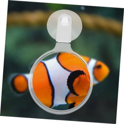POPETPOP Aquarium Magnifier Cup Small Animal Viewer for Fish Tank Observation for Betta Fish Ants and Spiders Easy to Install and Use