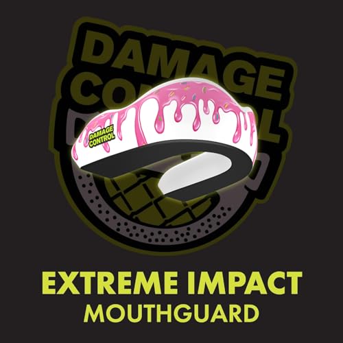 DAMAGE CONTROL Extreme Impact Sports Mouth Guard w/Case – Cold Drip - color: Cold Drip, size: Adult