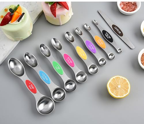 Measuring Spoon Stainless Steel Double-Ended 9 PacksDJA272-01