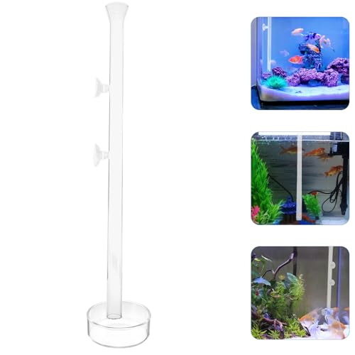 Aquarium Feeder Tube and Shrimp Feeding Dish Glass 40cm Fish Feed Tool for Aquarium Accessories Suitable for Fish and Shrimp
