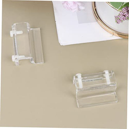 Toddmomy 4pcs Acrylic Fish Tank Bracket Support for Aquarium Covers Compatible Heat Preservation Tool for Open Fish Tanks and Turtles