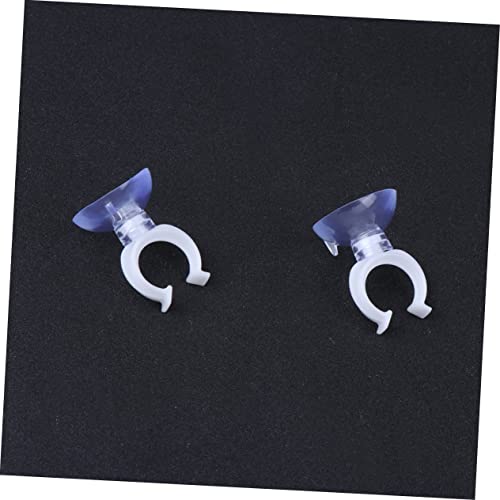 20pcs Hose Clip for Aquariums Professional Cup Holders for Fish Tank Pump Tubes Easy Install Uninstall Design - size: 2.9X1.2X0.4cm