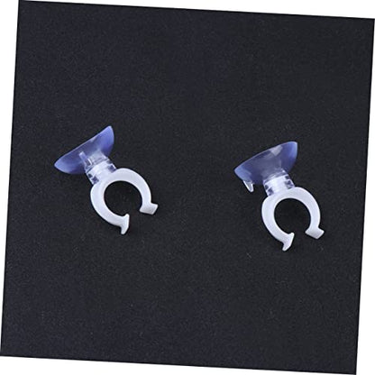 20pcs Hose Clip for Aquariums Professional Cup Holders for Fish Tank Pump Tubes Easy Install Uninstall Design - size: 2.9X1.2X0.4cm