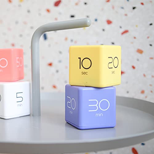 mooas Cube Timer, Flip, Block, Productivity, Time Management (Violet) - color: Violet