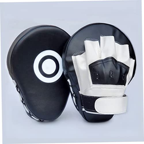 Boxing Pad Punching Pad Martial Arts Training Equipment Focus Mitt Ergonomic Pu Leather Taekwondo Kick 9.84X7.48 Inch Strike Shield